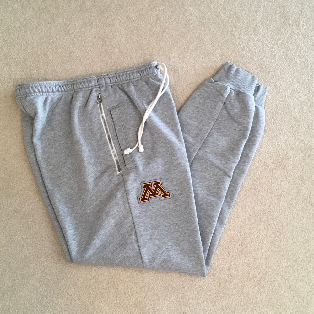 Nike Gray Sweatpants with 'M' Logo (matching sweatshirt in separate listing)